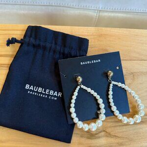 Baublebar Pearl Teardrop Dangle Earrings Large